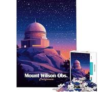 Puzzle de 1000 pièces pour Adultes Observatoire du Mont Wilson Jeu Amusant et éducatif Un défi Stimulant Niveau de difficulté 38x52cm