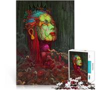 Puzzle de 1000 pièces pour Adultes Oiseau Chanteur Réduction du Stress intéressante Décoration Murale, Cadeaux Uniques pour Anniversaire et Noël 50x70cm