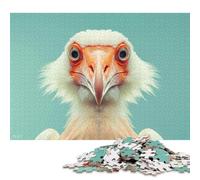 Puzzle de 1000 pièces pour Adultes - Oiseau Rigolo Qui Vous Regarde - Puzzle en Bois pour Enfants - Jouet de Divertissement Familial - 1000 pièces (75 x 50 cm)