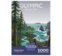 Puzzle De 1000 Pièces pour Adultes Olympic National Park Puzzle, Jouet, Décoration Murale, Difficile Et Stimulant 52x38cm/1000pcs
