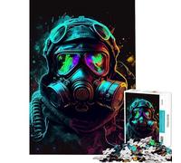 Puzzle de 1000 pièces pour Adultes Opérateur en Combinaison de Protection Jeu Difficile et Stimulant Activité familiale Jeu Pratique à partir de 14 Ans (50x75cm)