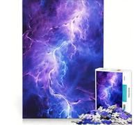 Puzzle de 1000 pièces pour Adultes Orage Violet Jeu Manuel décoration Murale Convient également pour Un Bureau 50x75cm