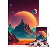 Puzzle de 1000 pièces pour Adultes « Orbites de l'autre Monde » Jeu Anti-Stress Idée Cadeau de Noël Secret Jeu éducatif Chaque pièce est Unique Dimensions 38x52cm