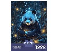 Puzzle De 1000 Pièces pour Adultes Panda in Magical Bamboo Forest Puzzle pour Adultes, Jouet, Décoration Murale, Analyse Et Logique, Cadeaux Uniques pour Anniversaire Et Noël 70x50cm/1000pcs