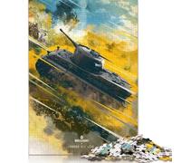 Puzzle de 1000 pièces pour Adultes Panzer VII Löwe Puzzles pour Adultes Puzzles en Bois Jouet éducatif et décompressif intellectuel 1000 pièces (75x50cm)