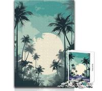 Puzzle de 1000 pièces pour Adultes - Paradis Tropical - Loisirs relaxants et apaisants à Faire à la Maison - Assemblage précis - Dimensions 38x26cm