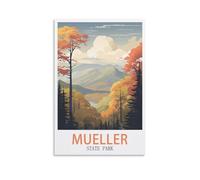 Puzzle de 1000 pièces pour Adultes - Parc d'État de Mueller - Puzzle de 1000 pièces pour Adultes - Un défi Stimulant, idéal pour Vos soirées Jeux - 70 x 50 cm
