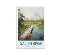 Puzzle de 1000 pièces pour Adultes - Parc du comté de Galien River - 38 x 52 cm