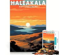 Puzzle de 1000 pièces pour Adultes,Parc National de Haleakala,Bords Nets,Décoration,Activité cérébrale,Amusant et Facile à Vivre,Cadeau d'anniversaire pour l'esprit (38x52cm)