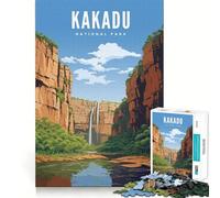 Puzzle de 1000 pièces pour Adultes,Parc National de Kakadu,Bords Nets,Décoration,Activité cérébrale,Amusant et Facile à Vivre,Cadeau d'anniversaire pour l'esprit (50x75cm)