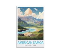 Puzzle de 1000 pièces pour Adultes - Parc National des Samoa américaines - Jeu Stimulant pour Toute la Famille (Femmes et Hommes) - 50 x 70 cm