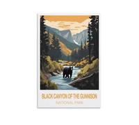 Puzzle de 1000 pièces pour Adultes, Parc National du Black Canyon of The Gunnison, Puzzle en Papier de 1000 pièces, Jeu de détente pour Adultes, 70 x 50 cm