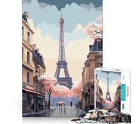 Puzzle de 1000 pièces pour Adultes Paris, France Jeu de réflexion Découpe de précision pour Les fêtes (38x52cm)