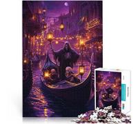 Puzzle de 1000 pièces pour Adultes Passeur des Enfers Jeu Familial Anti-Stress Défi Difficile Bon Cadeau 75x50cm