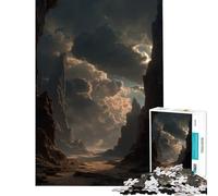 Puzzle de 1000 pièces pour Adultes Paysage de Canyon spectaculaire Jeu Stimulant et éducatif Cadeau de Course de Vitesse Manuelle pour Les Anniversaires (Taille 38x26cm)
