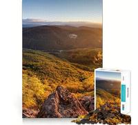 Puzzle de 1000 pièces pour Adultes Paysage de forêt d'automne Découpe de qualité supérieure Jeu Intelligent Activité ludique et apaisante Cadeau d'anniversaire Jeu Artistique (50x75cm)