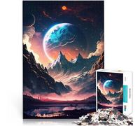 Puzzle de 1000 pièces pour Adultes Paysage de l'aube de la planète Jeu de Casse-tête est idéal comme Cadeau pour Toute la Famille 38x26cm