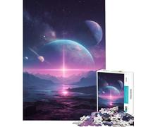 Puzzle de 1000 pièces pour Adultes Paysage d'exoplanètes Jeu Manuel éducatif et Stimulant pour s'amuser en Famille (Dimensions 38x52cm)