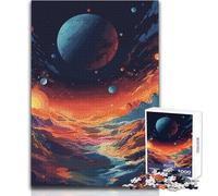 Puzzle de 1000 pièces pour Adultes, Paysage d'un Monde Extraterrestre Idéal pour des Moments de détente Découpe de précision de qualité supérieure Dimensions:50x75cm