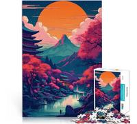 Puzzle de 1000 pièces pour Adultes Paysage Fantastique 57 Séjour Anti-Stress pour Tuer Le Temps Idées Cadeaux 50x70cm