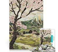 Puzzle de 1000 pièces pour Adultes Paysage printanier du Japon Jeu éducatif défi Stimulant renforce Les Liens d'amour Entre Couples 50x75cm