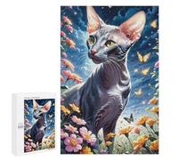 Puzzle de 1000 pièces pour Adultes - Paysages champêtres, Animaux colorés, épagneul Breton, Illustration, Puzzle Amusant et Stimulant, idéal pour Les soirées Jeux, 26 x 38 cm