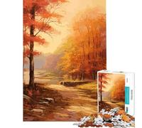 Puzzle de 1000 pièces pour Adultes Paysages naturels Activités ludiques à la Maison Décoration Murale Jeux relaxants Convient aux Personnes de 14 Ans et Plus (38x52cm)