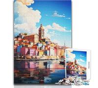 Puzzle de 1000 pièces pour Adultes - Peinture à l'huile Calem - Activité de Loisirs Calme et agréable - Finitions de qualité supérieure - Dimensions:50x75cm