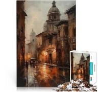Puzzle de 1000 pièces pour Adultes Peinture à l'huile de Rome Jeu Familial Anti-Stress Défi Difficile Super Cadeau 75x50cm