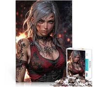 Puzzle de 1000 pièces pour Adultes Personnage féminin d'anime Jouets de Jeu pour Cadeau Familial Décoration Parfaite 52x38cm