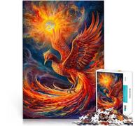 Puzzle de 1000 pièces pour Adultes Phénix Abstrait pour Le Jeu éducatif Challenge Toy est idéal comme Cadeau pour Toute la Famille 38x26cm