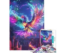 Puzzle de 1000 pièces pour Adultes Phénix Arc-en-Ciel renaît stimule Le Cerveau décoration intérieure Jouet éducatif à partir de 14 Ans (38x26cm)