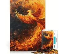 Puzzle de 1000 pièces pour Adultes Phénix céleste Jeu créatif et Artistique aux découpes précises Cadeau de Noël apaisant (50x75cm)
