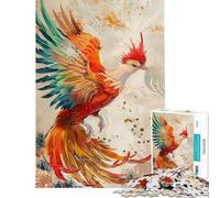 Puzzle de 1000 pièces pour Adultes Phénix créature légendaire Jeu d'assemblage Manuel Interaction Parent-Enfant (Dimensions 38x52cm)