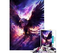 Puzzle de 1000 pièces pour Adultes Phénix Mystique Jeu éducatif et ludique Décoration Murale Idée Cadeau pour Un Père Noël Secret (Dimensions 50x75cm)