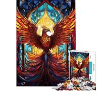 Puzzle de 1000 pièces pour Adultes Phénix Mystique Kintsugi Jeu Amusant et Anti-Stress Difficile et Stimulant (Dimensions 38x52cm)