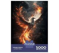Puzzle De 1000 Pièces pour Adultes Phoenix in Flames Puzzle Adulte, Jouet, Décoration Murale, Difficile, Cadeau d'anniversaire, Cadeaux, 70x50cm/1000pcs