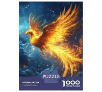 Puzzle De 1000 Pièces pour Adultes Phoenix in Flight Puzzle Casse-tête Jeu De Rapidité Activités Amusantes À La Maison 70x50cm/1000pcs