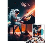 Puzzle de 1000 pièces pour Adultes Piano dans l'espace Activités Amusantes à la Maison améliore la mémoire et Offre des Jeux relaxants à partir de 14 Ans (38x26cm)