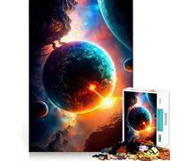 Puzzle de 1000 pièces pour Adultes,Planète Bleue,Jeu de réflexion, pour se détendre,Cadeau Amusant pour Un Anniversaire (50x75cm)
