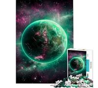 Puzzle de 1000 pièces pour Adultes Planète Extraterrestre Jeu Familial pour s'amuser en Famille Idée Cadeau pour Toute la Famille (Dimensions 75x50cm)