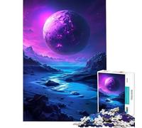 Puzzle de 1000 pièces pour Adultes planète mystérieuse Violette Jeu éducatif et Stimulant pour Les Jeux et Les activités familiales (Dimensions 38x26cm)