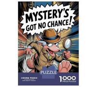 Puzzle De 1000 Pièces pour Adultes Platypus Detective Comic Style Illustration Puzzle Adulte, Jouet, Décoration Murale, Difficile, Cadeau d'anniversaire, Cadeaux, 70x50cm/1000pcs