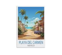 Puzzle de 1000 pièces pour Adultes - Playa Del Carmen, Mexique - Puzzle en Papier de 1000 pièces - Jeu de décompression pour Adultes - 50 x 70 cm