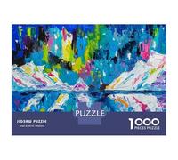 Puzzle De 1000 Pièces pour Adultes Polar Light Jeu De Réflexion Casse-tête Décoration Intérieure Cadeaux Uniques d'anniversaire Et De Noël 38x26cm/1000pcs