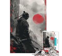 Puzzle de 1000 pièces pour Adultes Poster Shinobi ou Ninja activités Amusantes à la Maison Jeu de réflexion et de Vitesse adapté aux Personnes de 14 Ans et Plus (38x26cm)