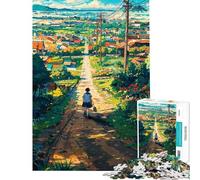 Puzzle de 1000 pièces pour Adultes pour se détendre à la Maison Jeu Familial défi éducatif et Rapide à réaliser (Taille 38x52cm)