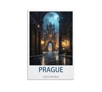 Puzzle de 1000 pièces pour Adultes - Prague, République tchèque - Puzzle en Papier recyclé - 1000 pièces - Jeu Familial Amusant et Stimulant - Idée 26 x 38 cm