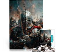 Puzzle de 1000 pièces pour Adultes Prêt pour la Victoire Fait de Bois pour Les 14 Ans et Plus Jeu Familial Anti-Stress défi Difficile Idées Cadeaux。Taille：50x75cm/19.68x29.52pouce