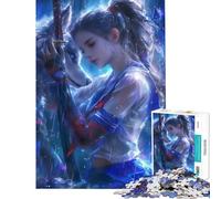 Puzzle de 1000 pièces pour Adultes Princesse Loup Jeu éducatif Anti-Stress Stimulant à compléter Convient aux 14 Ans et Plus (38x26cm)